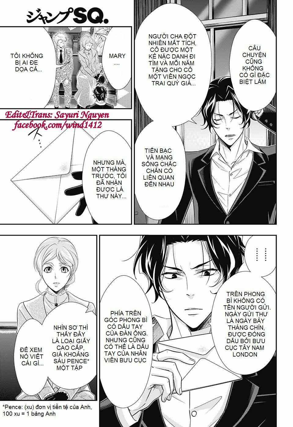 Yuukoku no Moriarty Chapter 40 trang 22
