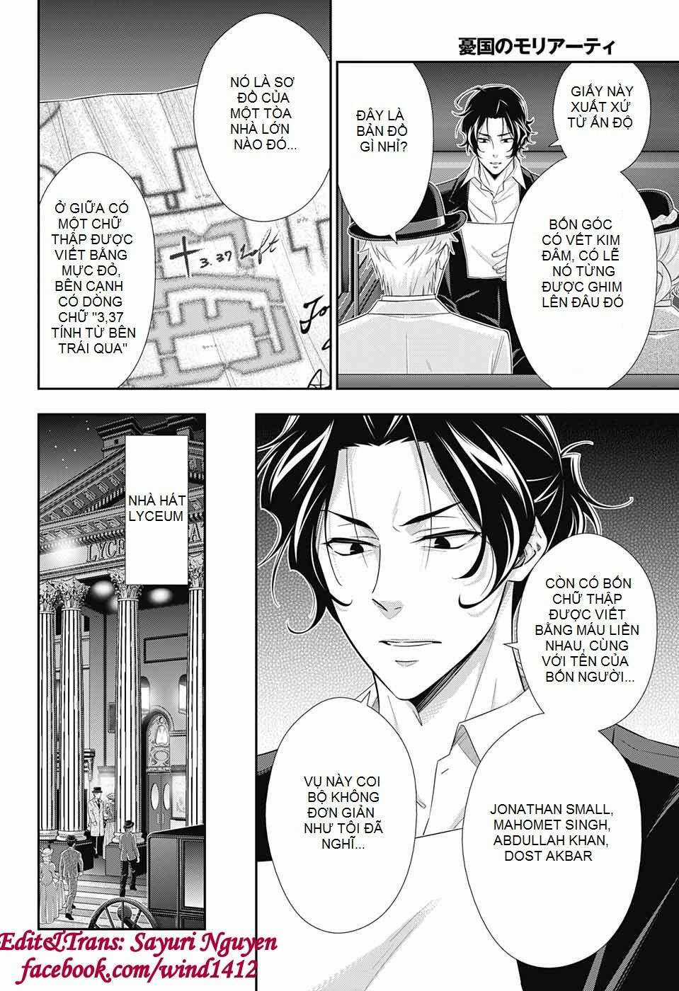 Yuukoku no Moriarty Chapter 40 trang 37
