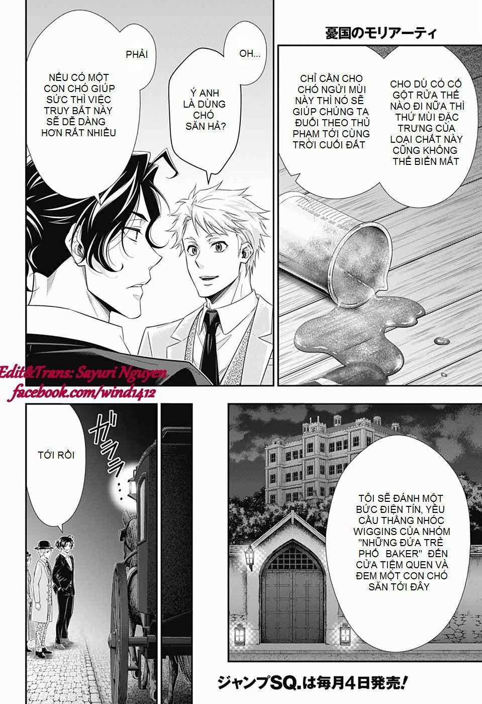 Yuukoku no Moriarty Chapter 42 trang 40