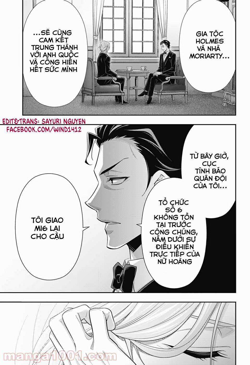 Yuukoku no Moriarty Chapter 56 trang 18