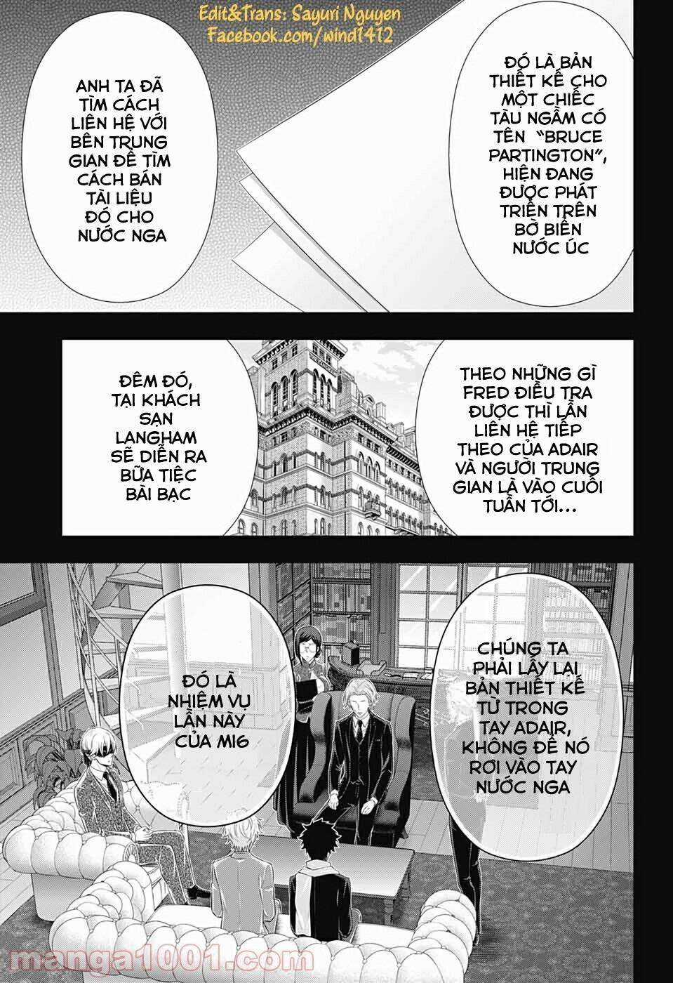 Yuukoku no Moriarty Chapter 57 trang 12
