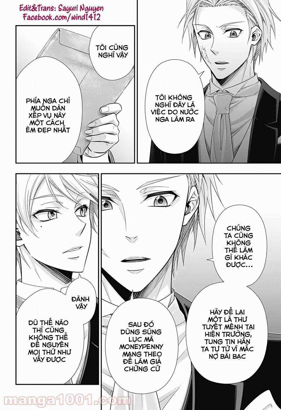 Yuukoku no Moriarty Chapter 57 trang 41