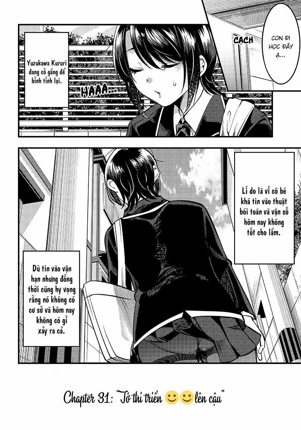 Yuzukawa-San Wa, Sasshite Hoshii Chapter 31 trang 2