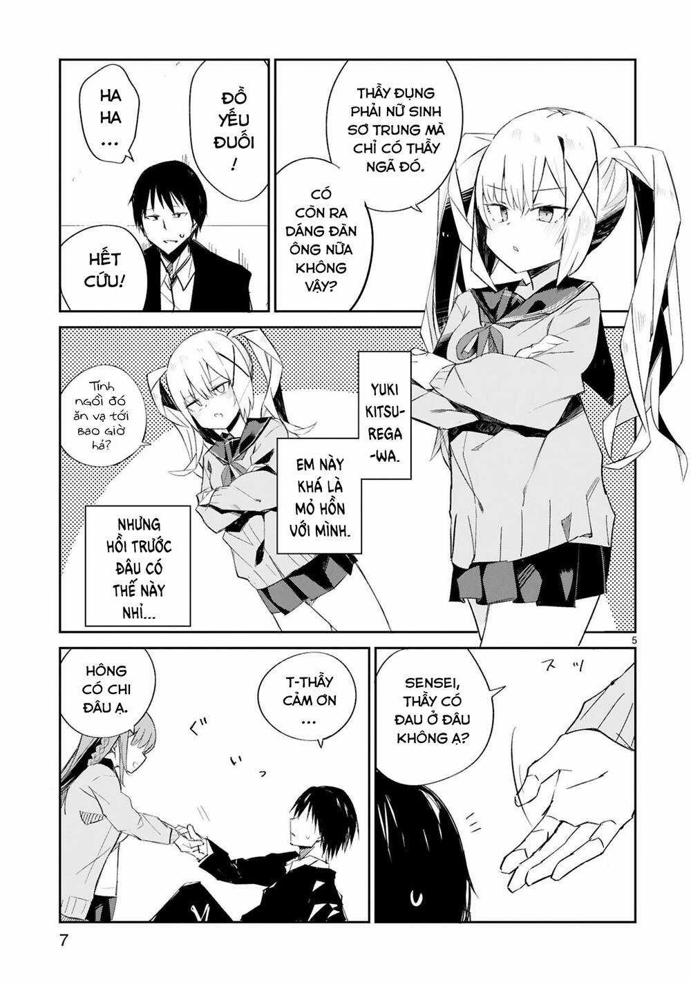 zaako zako zako zako sensei (sensei tép riu tép riu tép riu tép riuu) Chapter 1 trang 9