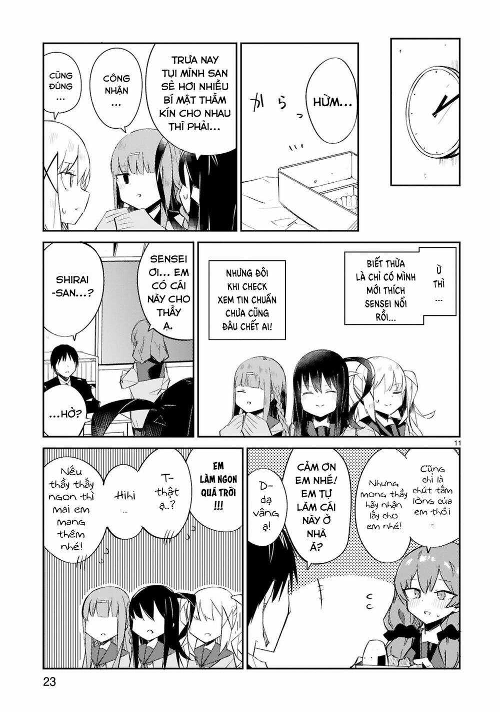 zaako zako zako zako sensei (sensei tép riu tép riu tép riu tép riuu) Chapter 2 trang 11