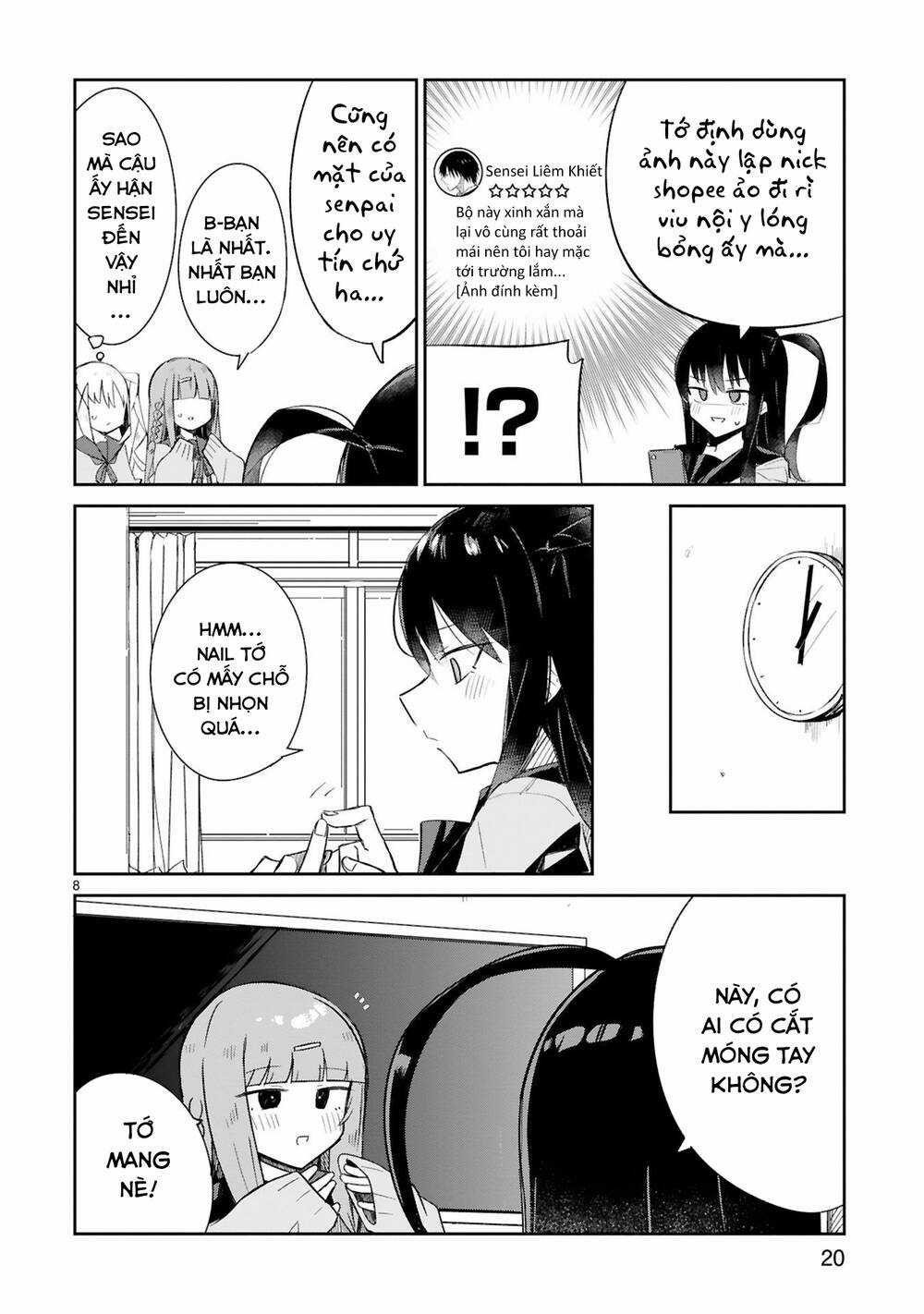 zaako zako zako zako sensei (sensei tép riu tép riu tép riu tép riuu) Chapter 2 trang 8