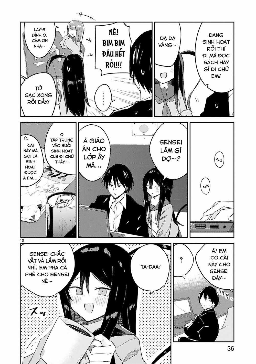 zaako zako zako zako sensei (sensei tép riu tép riu tép riu tép riuu) Chapter 3 trang 10