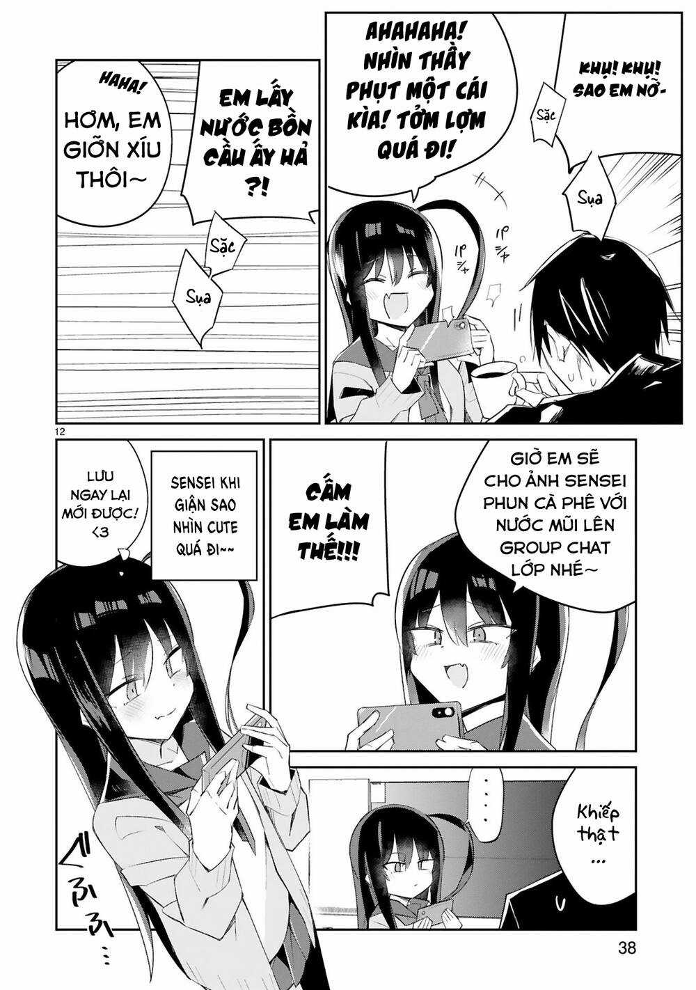 zaako zako zako zako sensei (sensei tép riu tép riu tép riu tép riuu) Chapter 3 trang 12