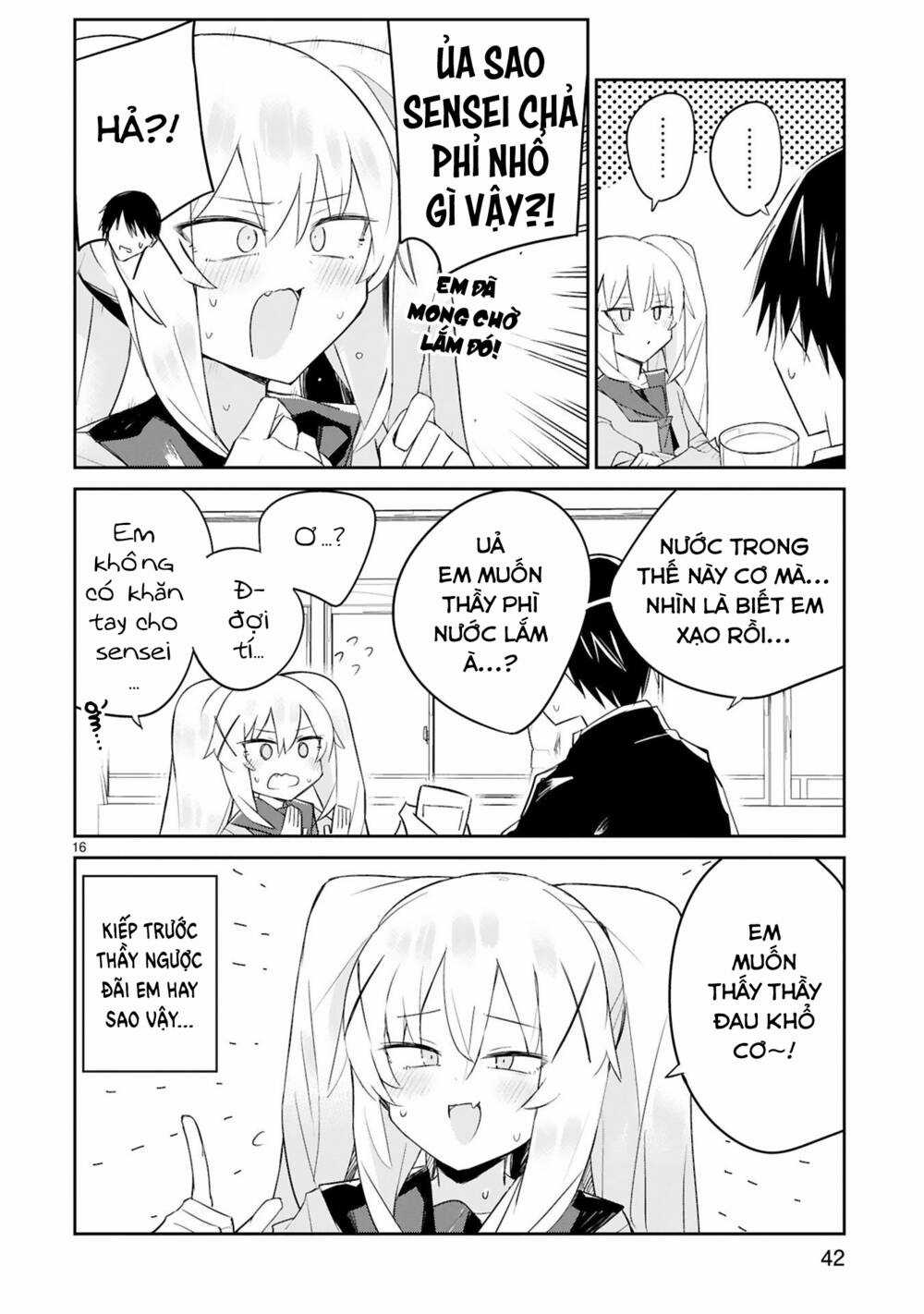 zaako zako zako zako sensei (sensei tép riu tép riu tép riu tép riuu) Chapter 3 trang 16