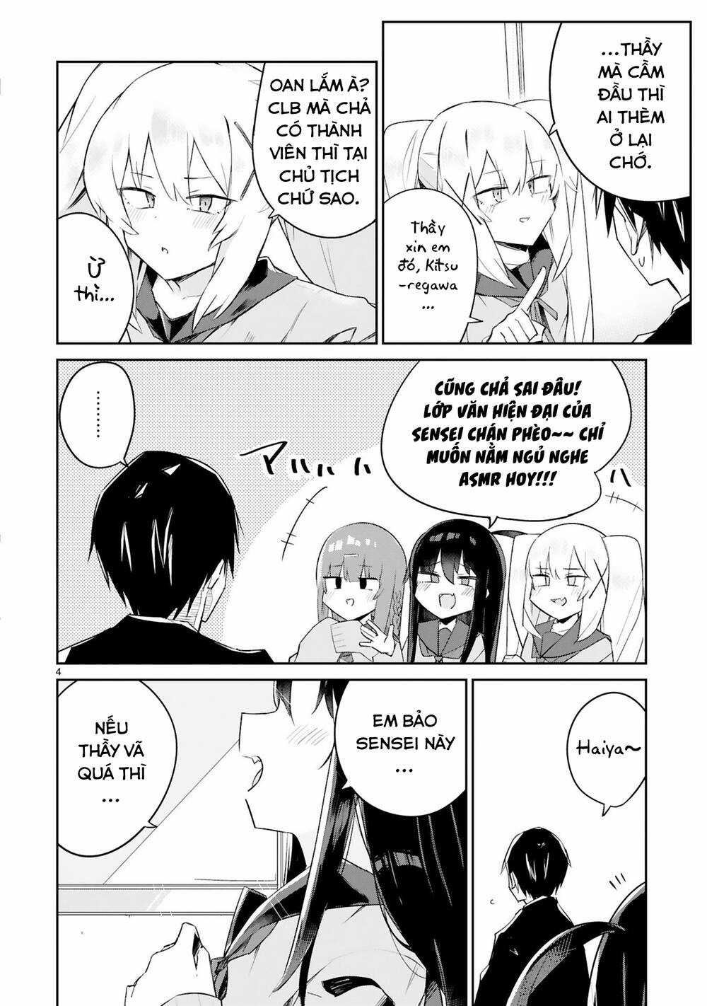 zaako zako zako zako sensei (sensei tép riu tép riu tép riu tép riuu) Chapter 3 trang 4