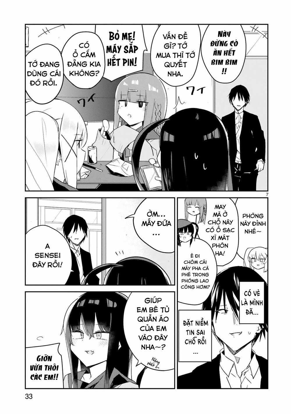 zaako zako zako zako sensei (sensei tép riu tép riu tép riu tép riuu) Chapter 3 trang 7