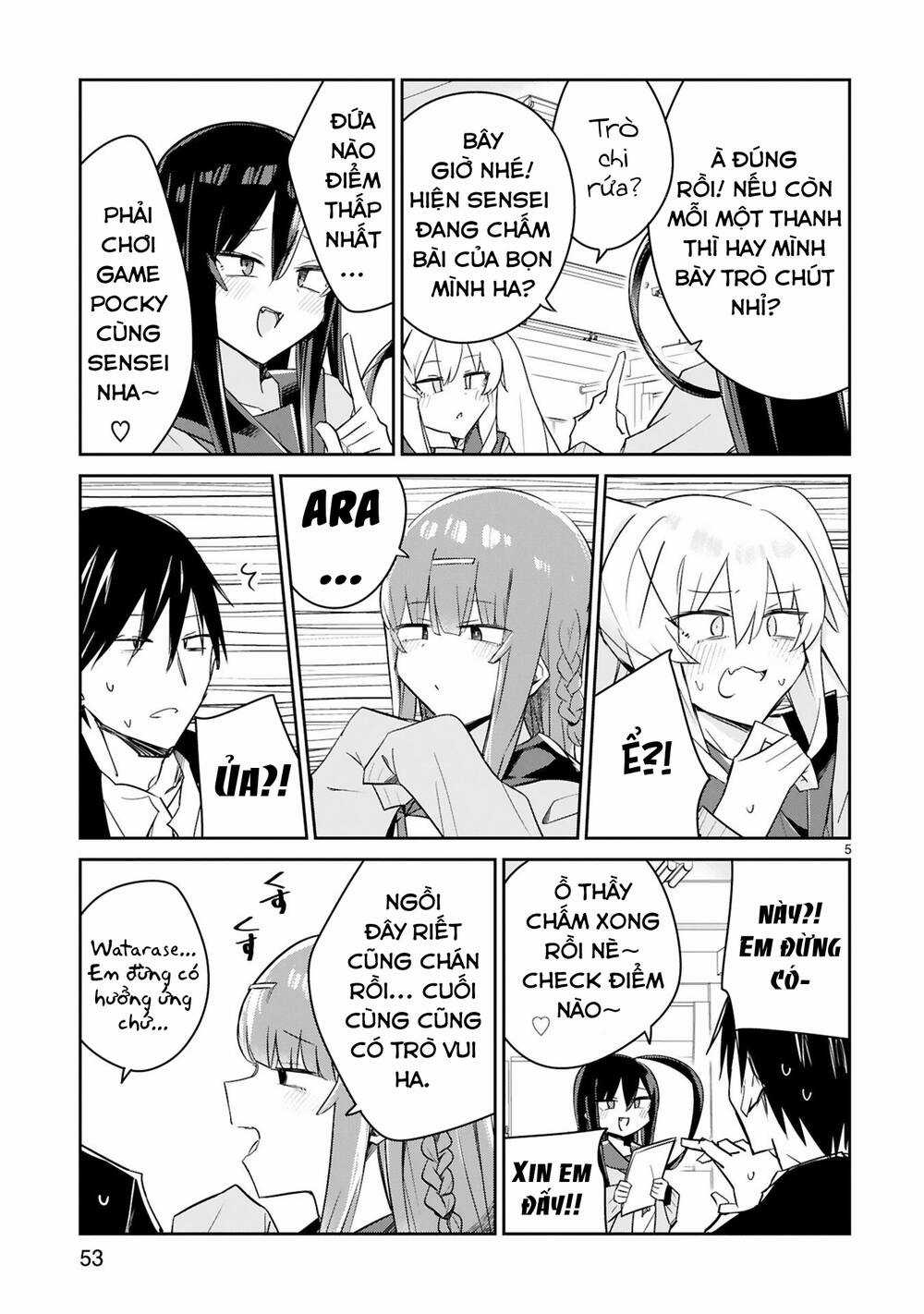 zaako zako zako zako sensei (sensei tép riu tép riu tép riu tép riuu) Chapter 4 trang 4