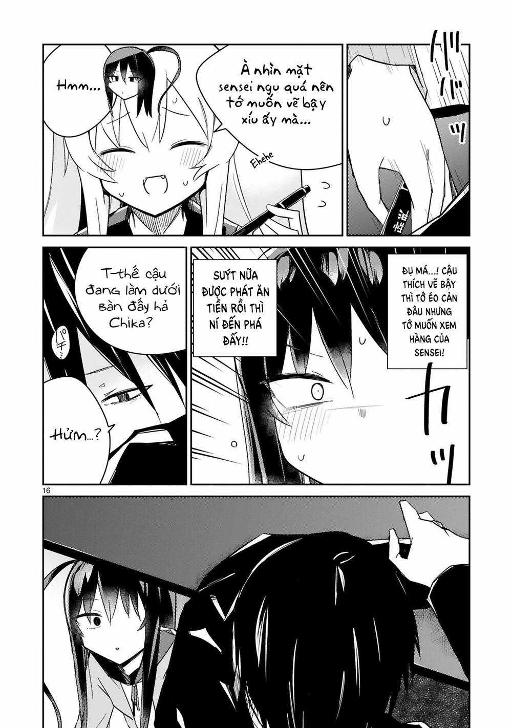 zaako zako zako zako sensei (sensei tép riu tép riu tép riu tép riuu) Chapter 6 trang 16