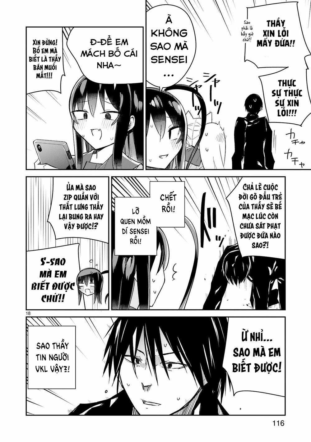 zaako zako zako zako sensei (sensei tép riu tép riu tép riu tép riuu) Chapter 6 trang 18