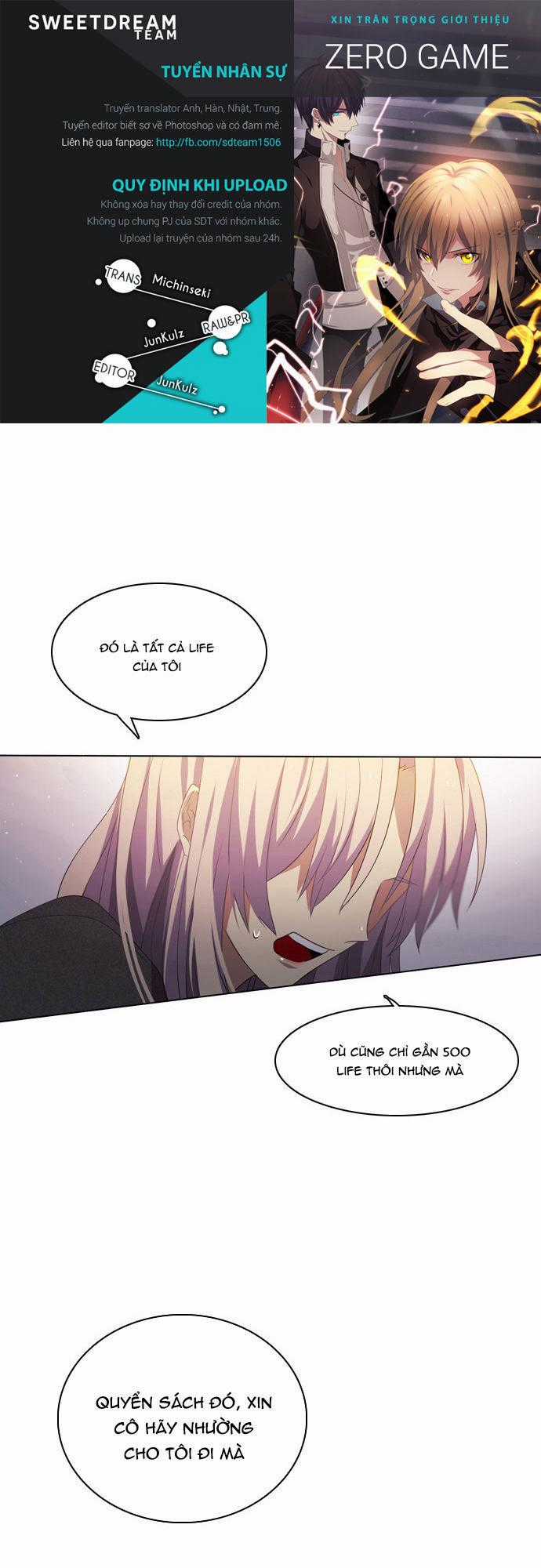 Zero Game Chương 10 trang 1