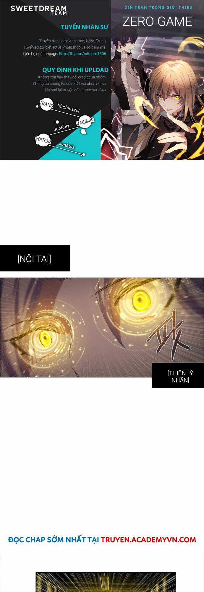 Zero Game Chương 13 trang 1