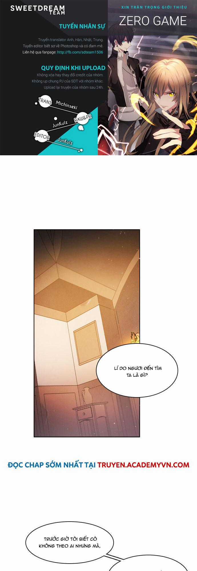 Zero Game Chương 14 trang 1