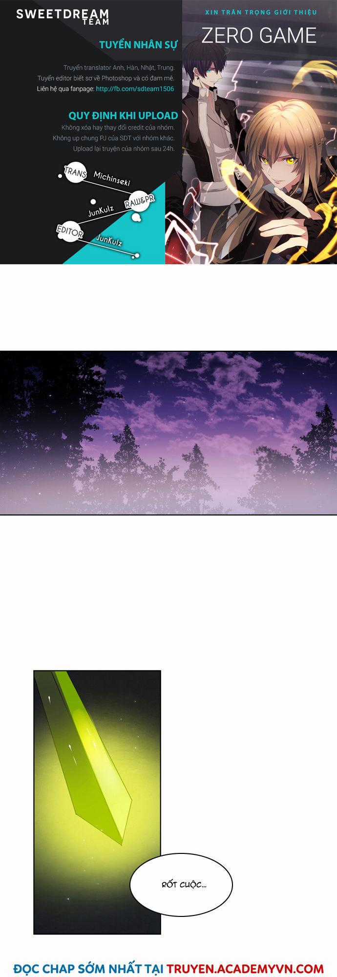 Zero Game Chương 15 trang 1