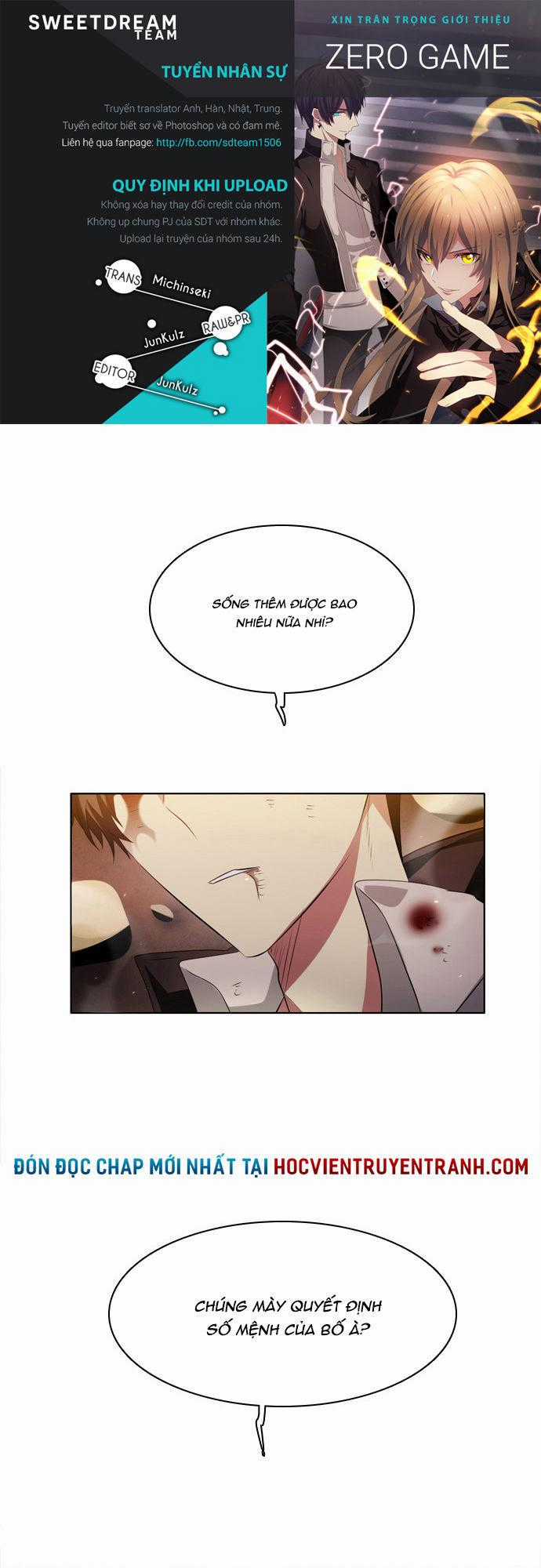 Zero Game Chương 32 trang 1