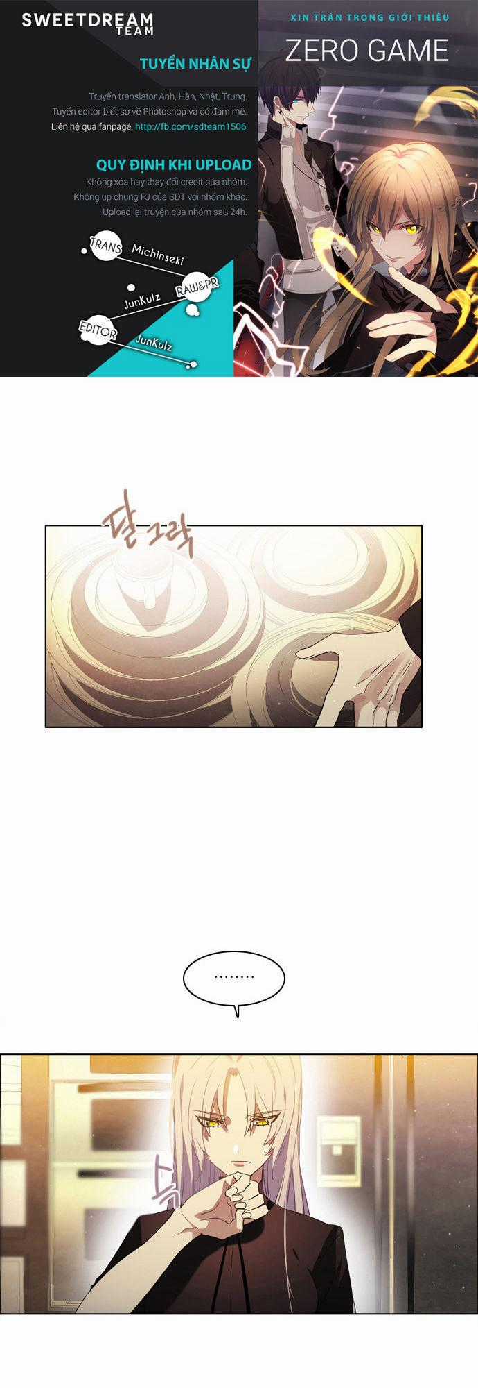 Zero Game Chương 9 trang 1