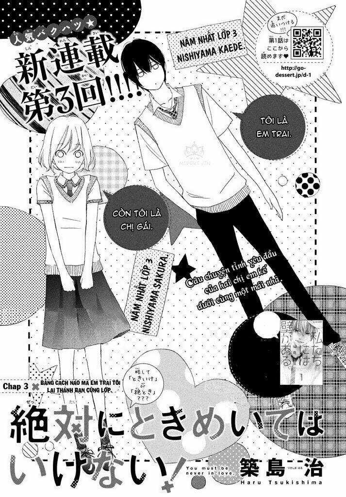 Zettai Ni Tokimeite Wa Ikenai! Chapter 3 trang 5