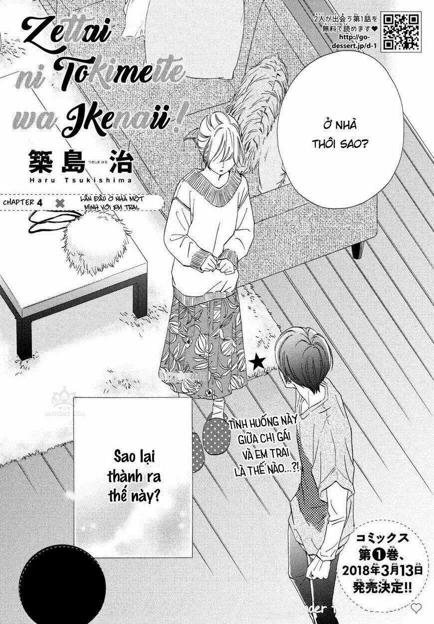 Zettai Ni Tokimeite Wa Ikenai! Chapter 4 trang 6