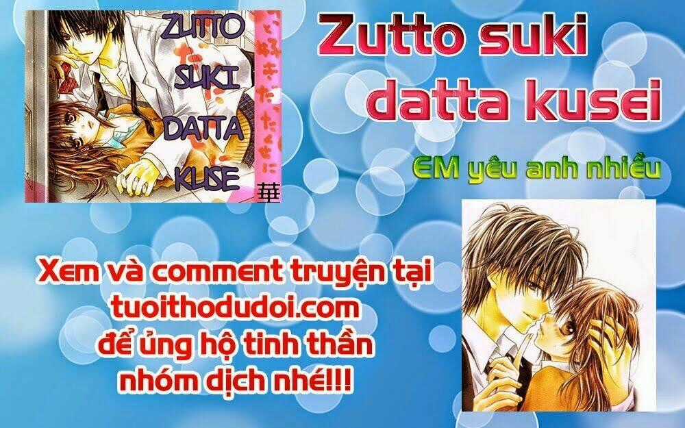 Zutto Suki Datta Kusei Chapter 2 trang 31